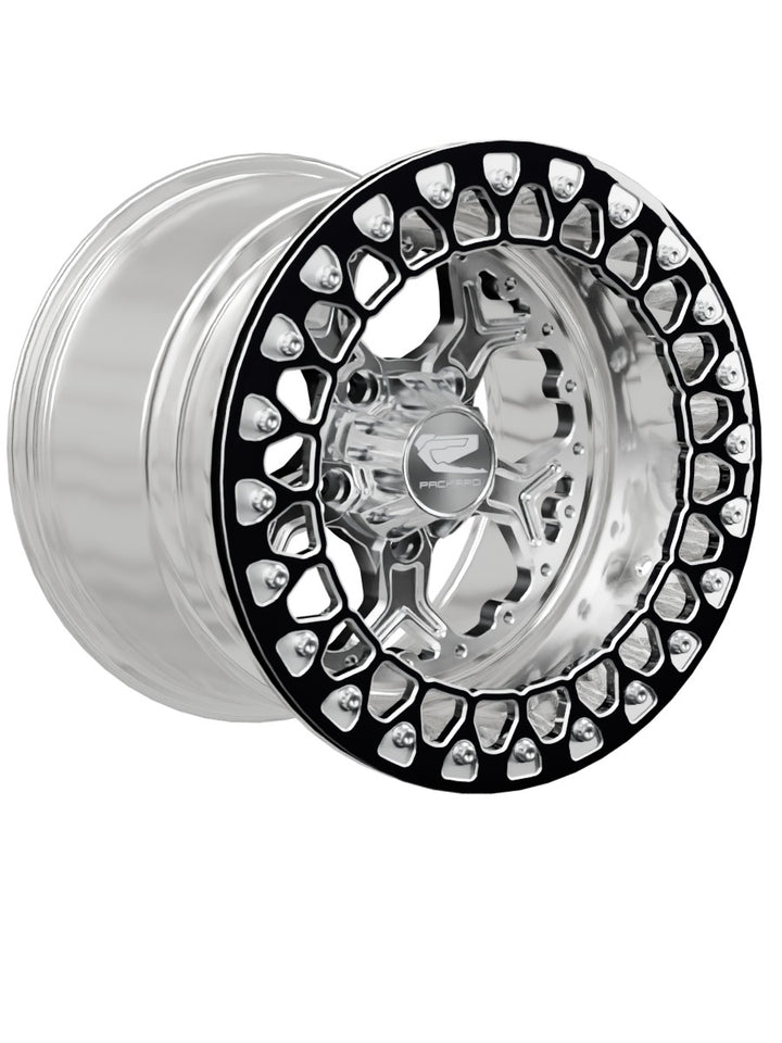 Pro 5 - FF Forged Polished Beadlock - Silver RZR Pro R 5x4.5 - 15x11 | 5X4.5 / Contrast Machined V.3 / Yes