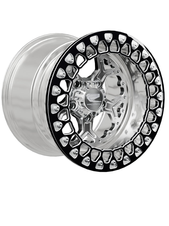 Pro 5 - FF Forged Polished Beadlock - Silver RZR Pro R 5x4.5 - 15x11 | 5X4.5 / Contrast Machined V.3 / No