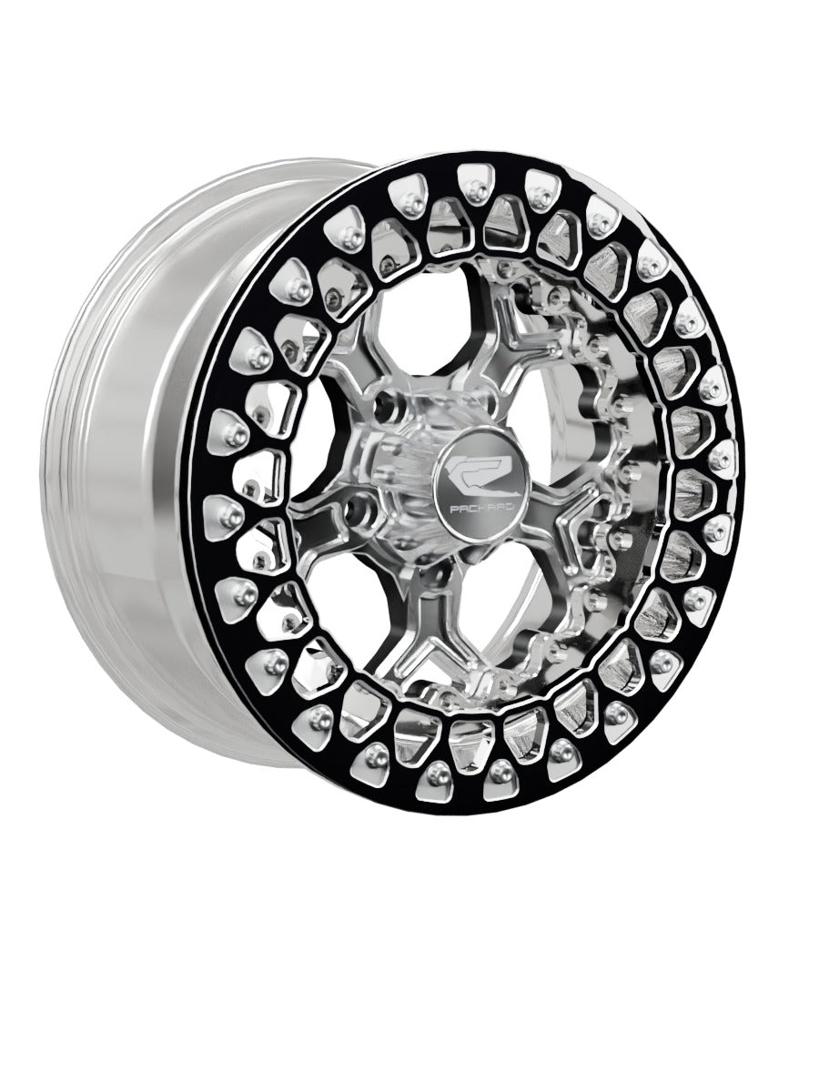 Pro 5 - FF Forged Polished Beadlock - Silver RZR Pro R 5x4.5 - 15x7 | 5X4.5 / Contrast Machined V.3 / Yes