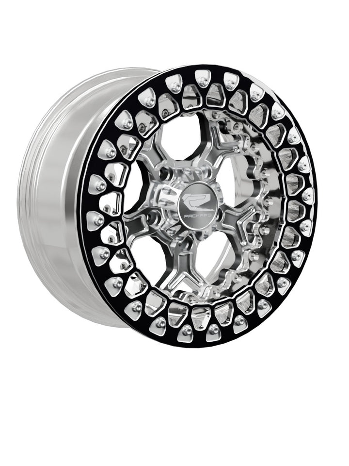 Pro 5 - FF Forged Polished Beadlock - Silver RZR Pro R 5x4.5 - 15x7 | 5X4.5 / Contrast Machined V.3 / No