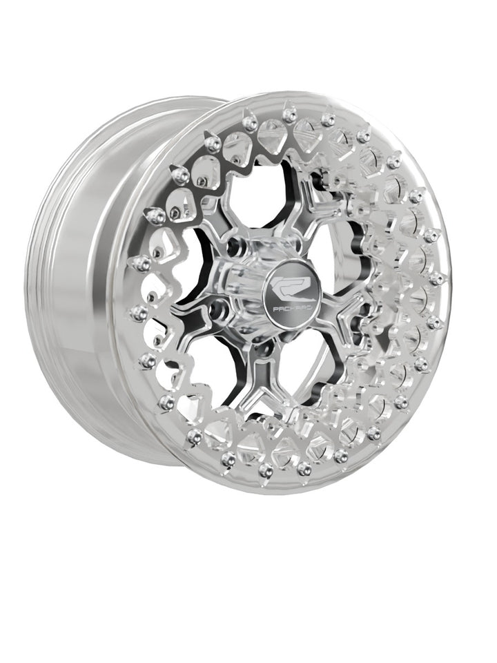 Pro 5 - FF Forged Polished Beadlock - Silver RZR Pro R 5x4.5 - 15x7 | 5X4.5 / Polished V.2 / Yes