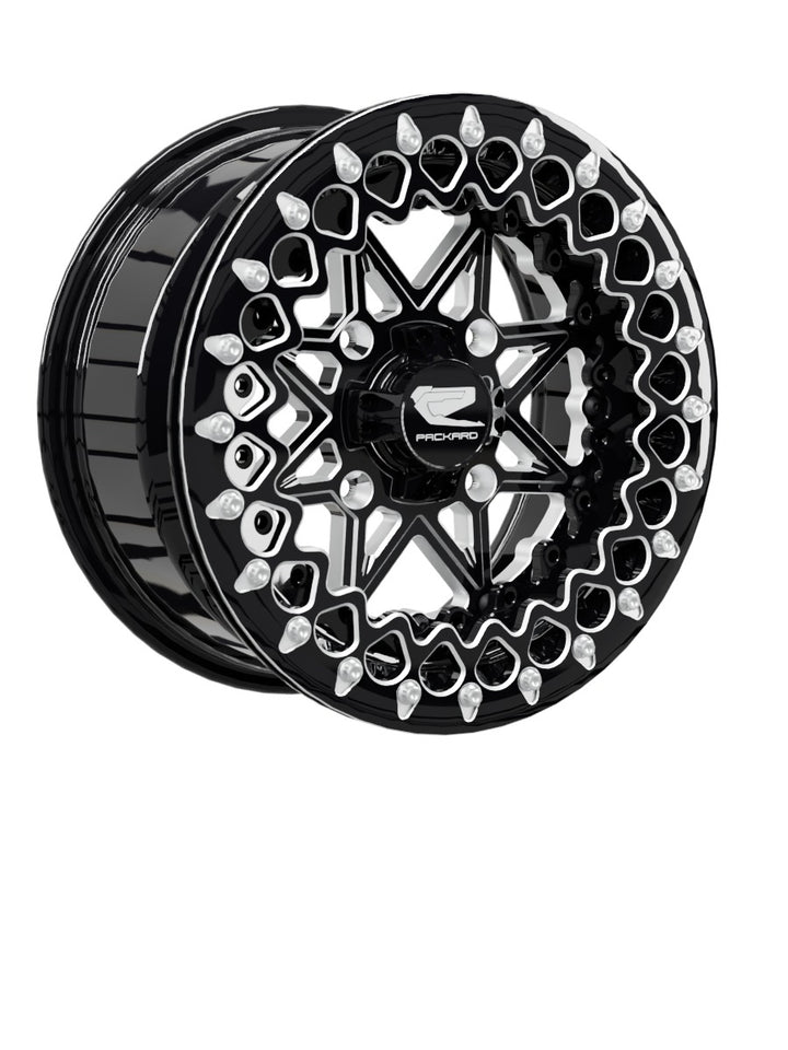V2 Super Star - FF Forged Beadlock - Gloss Black - 15x7 | 4x136 / Contrast Machined V.2