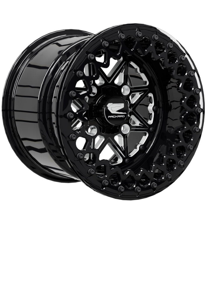 V2 Super Star - FF Forged Beadlock - Gloss Black - 15x11 | 4x136 / Gloss Black V.2