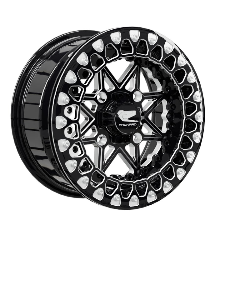 V2 Super Star - FF Forged Beadlock - Gloss Black - 15x7 | 4x136 / Contrast Machined V.3