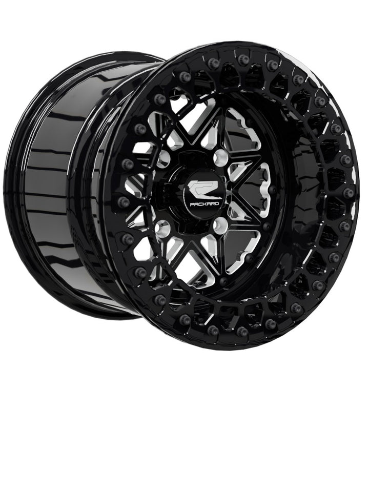 V2 Super Star - FF Forged Beadlock - Gloss Black - 15x11 | 4x136 / Gloss Black V.3