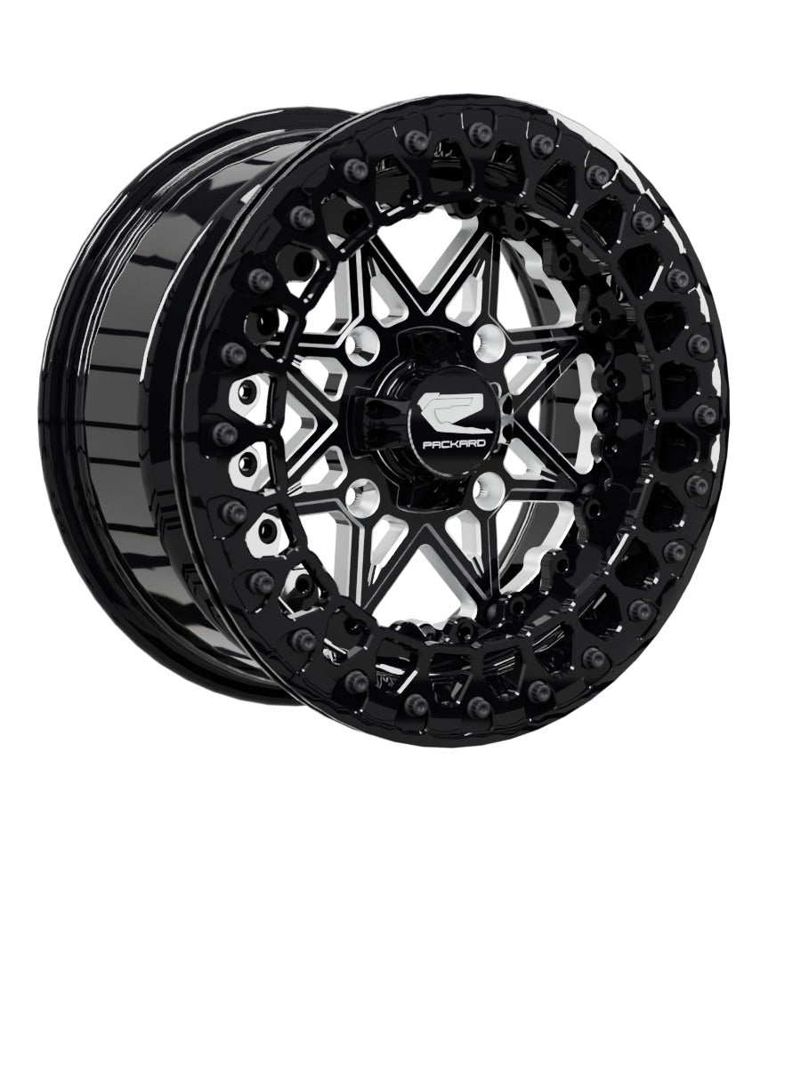 V2 Super Star - FF Forged Beadlock - Gloss Black - 15x7 | 4x136 / Gloss Black V.3