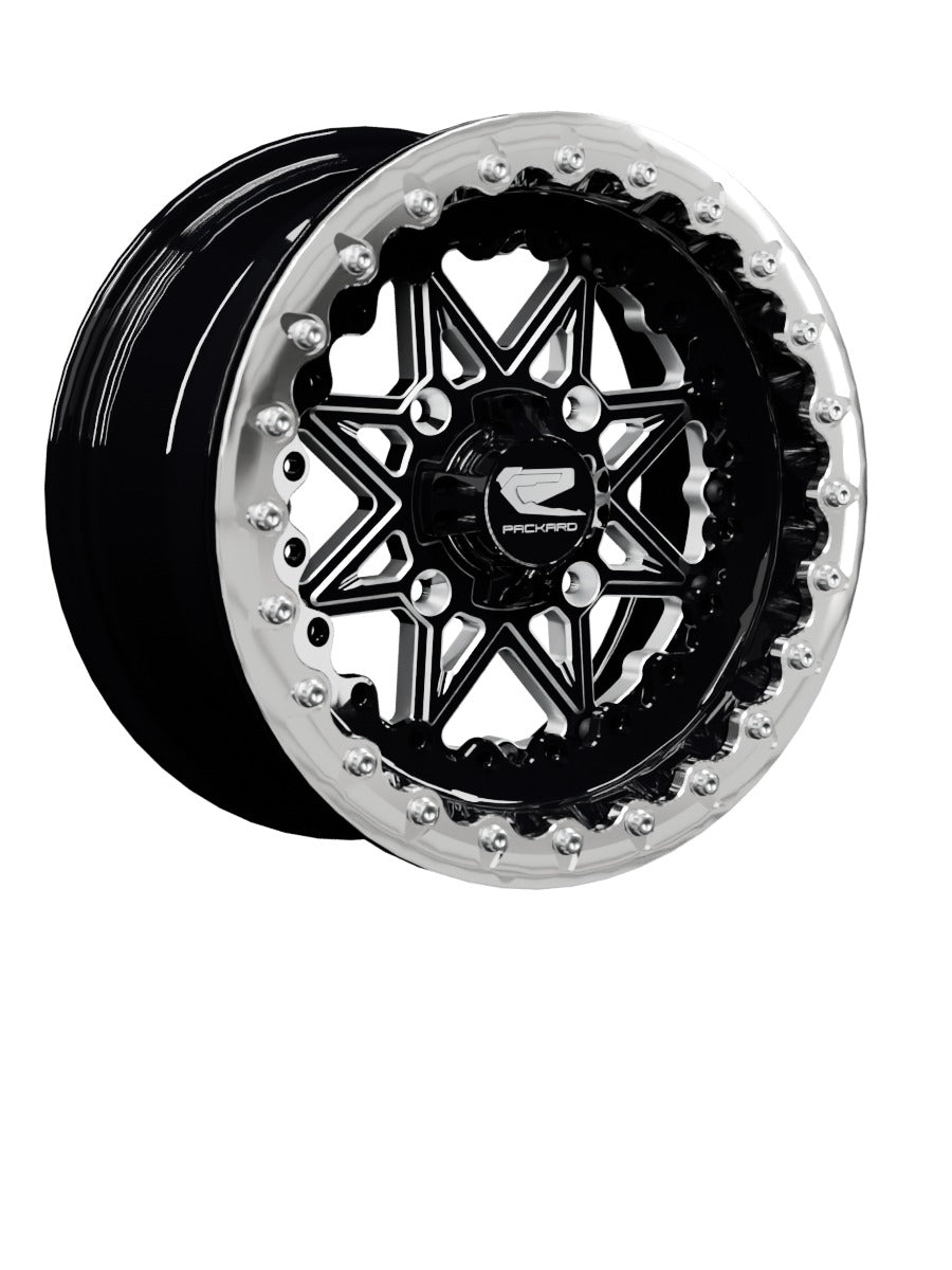 V2 Super Star - FF Forged Beadlock - Gloss Black - 15x7 | 4x136 / Polished V.1