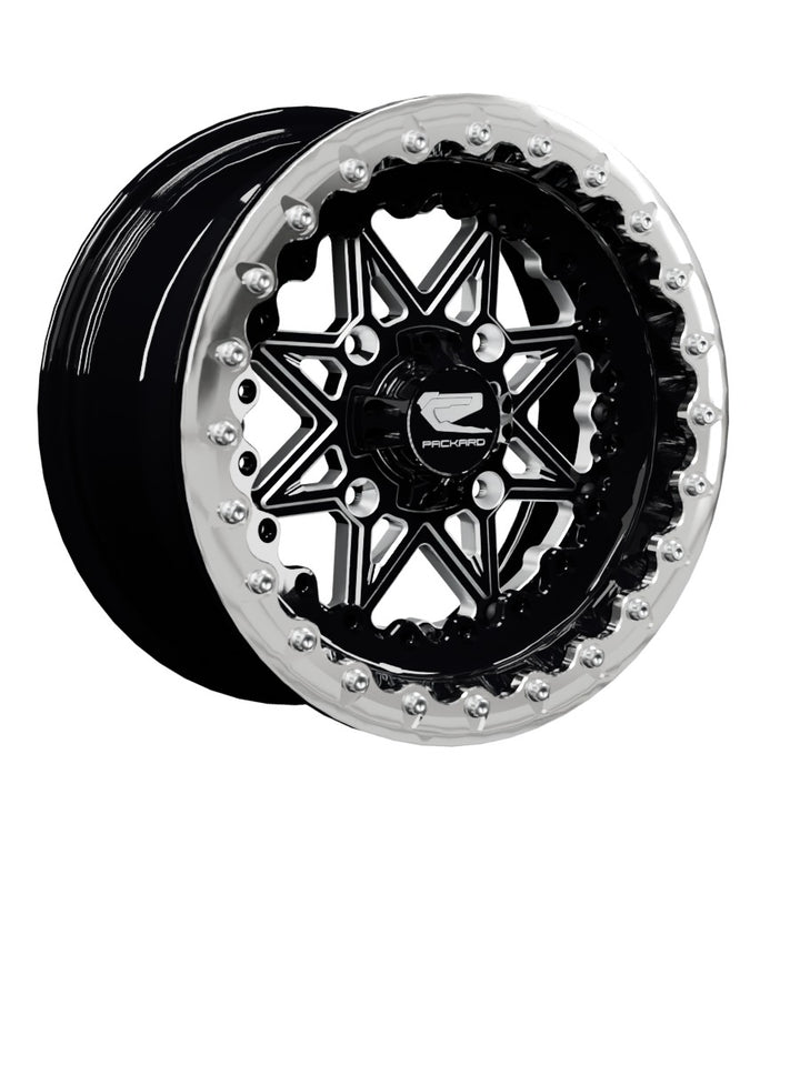 V2 Super Star - FF Forged Beadlock - Gloss Black - 15x7 | 4x136 / Polished V.1