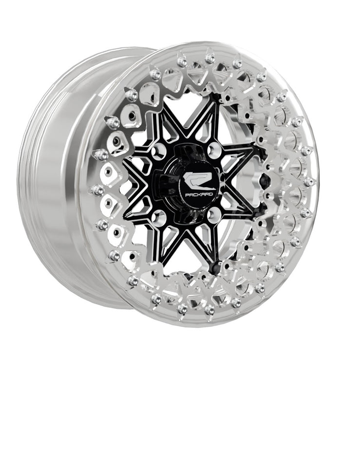 V2 Super Star - FF Forged Polished Beadlock - Gloss Black - 15x7 | 4x136 / Polished V.2