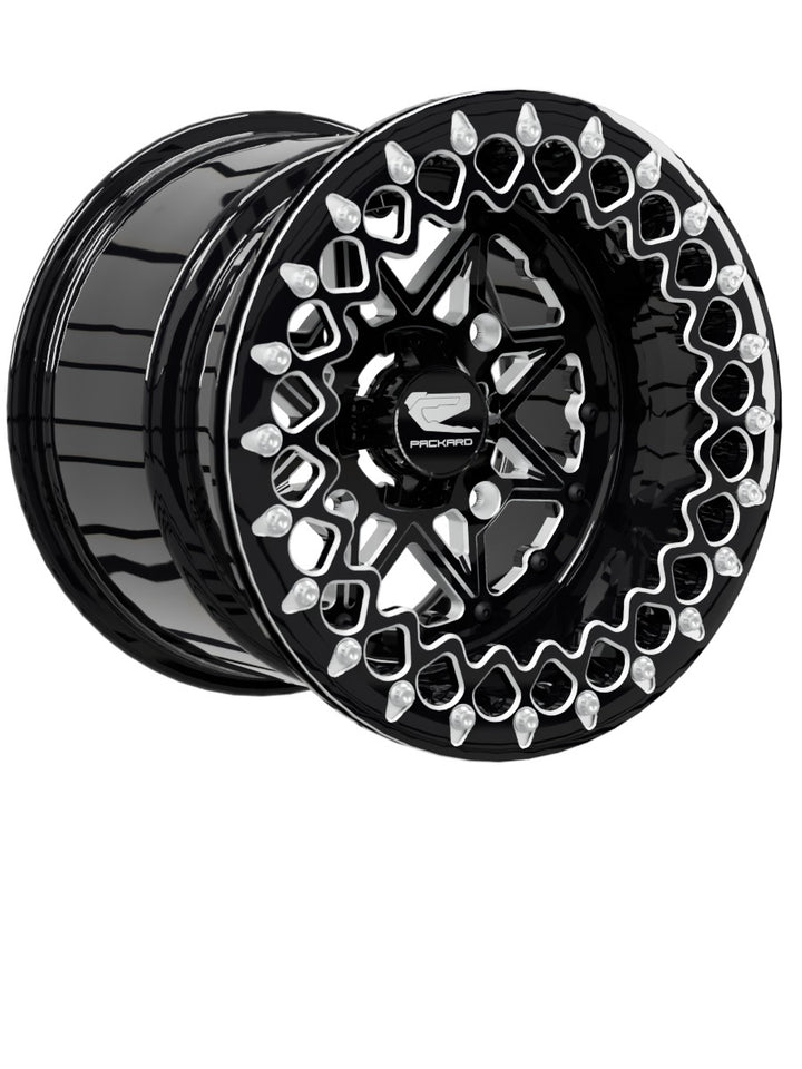 V2 Super Star - FF Forged Beadlock - Gloss Black - 15x11 | 4x156 / Contrast Machined V.2