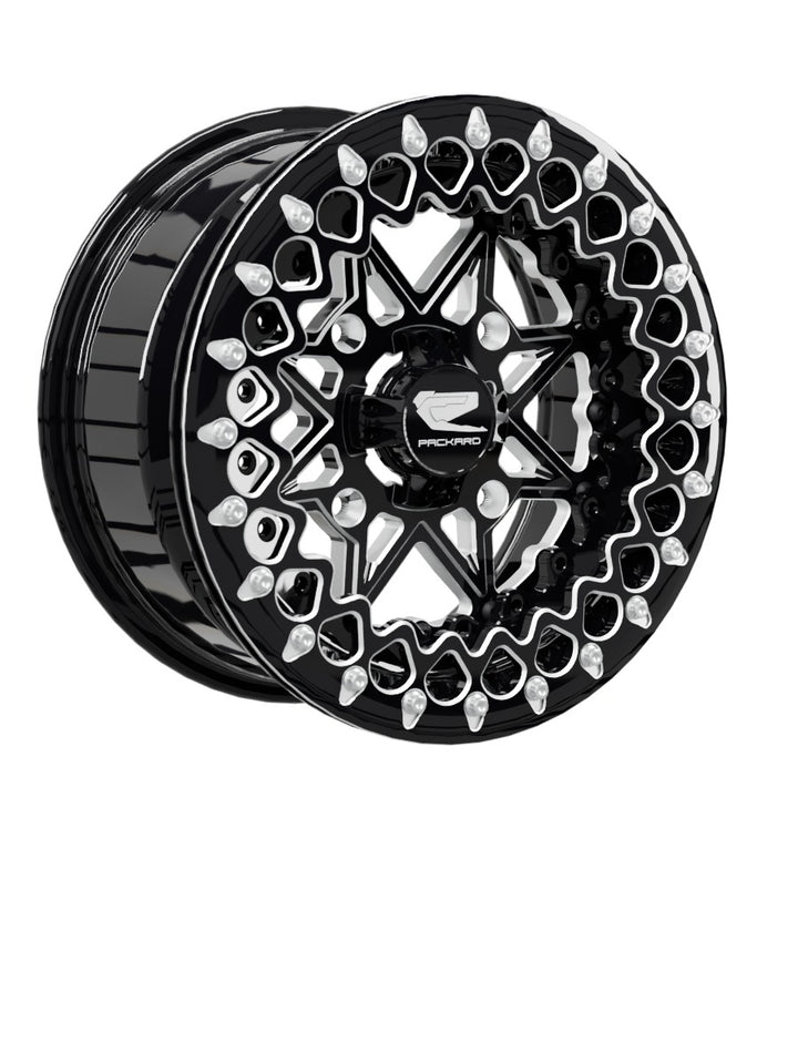 V2 Super Star - FF Forged Beadlock - Gloss Black - 15x7 | 4x156 / Contrast Machined V.2
