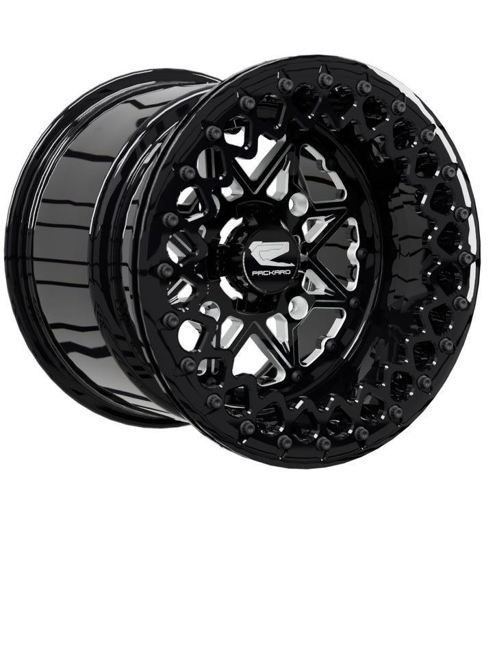 V2 Super Star - FF Forged Beadlock - Gloss Black - 15x11 | 4x156 / Gloss Black V.2