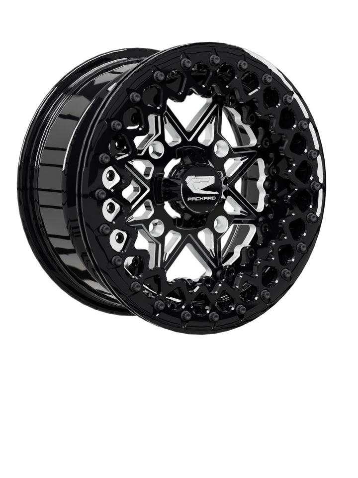 V2 Super Star - FF Forged Beadlock - Gloss Black - 15x7 | 4x156 / Gloss Black V.2