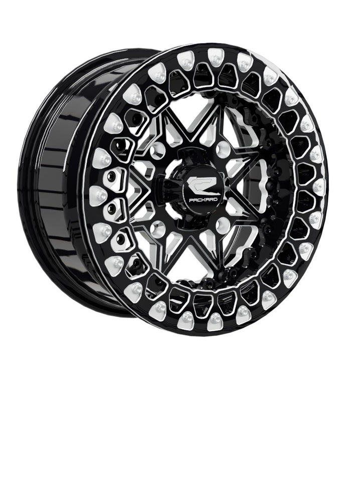 V2 Super Star - FF Forged Beadlock - Gloss Black - 15x7 | 4x156 / Contrast Machined V.3