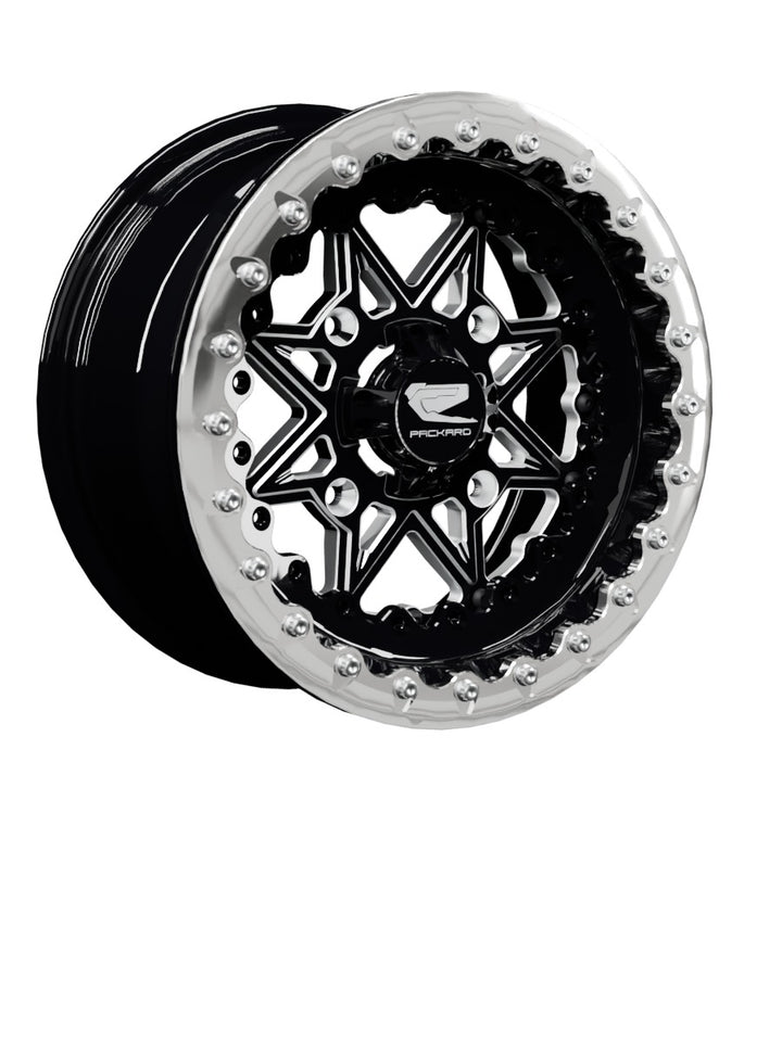 V2 Super Star - FF Forged Beadlock - Gloss Black - 15x7 | 4x156 / Polished V.1