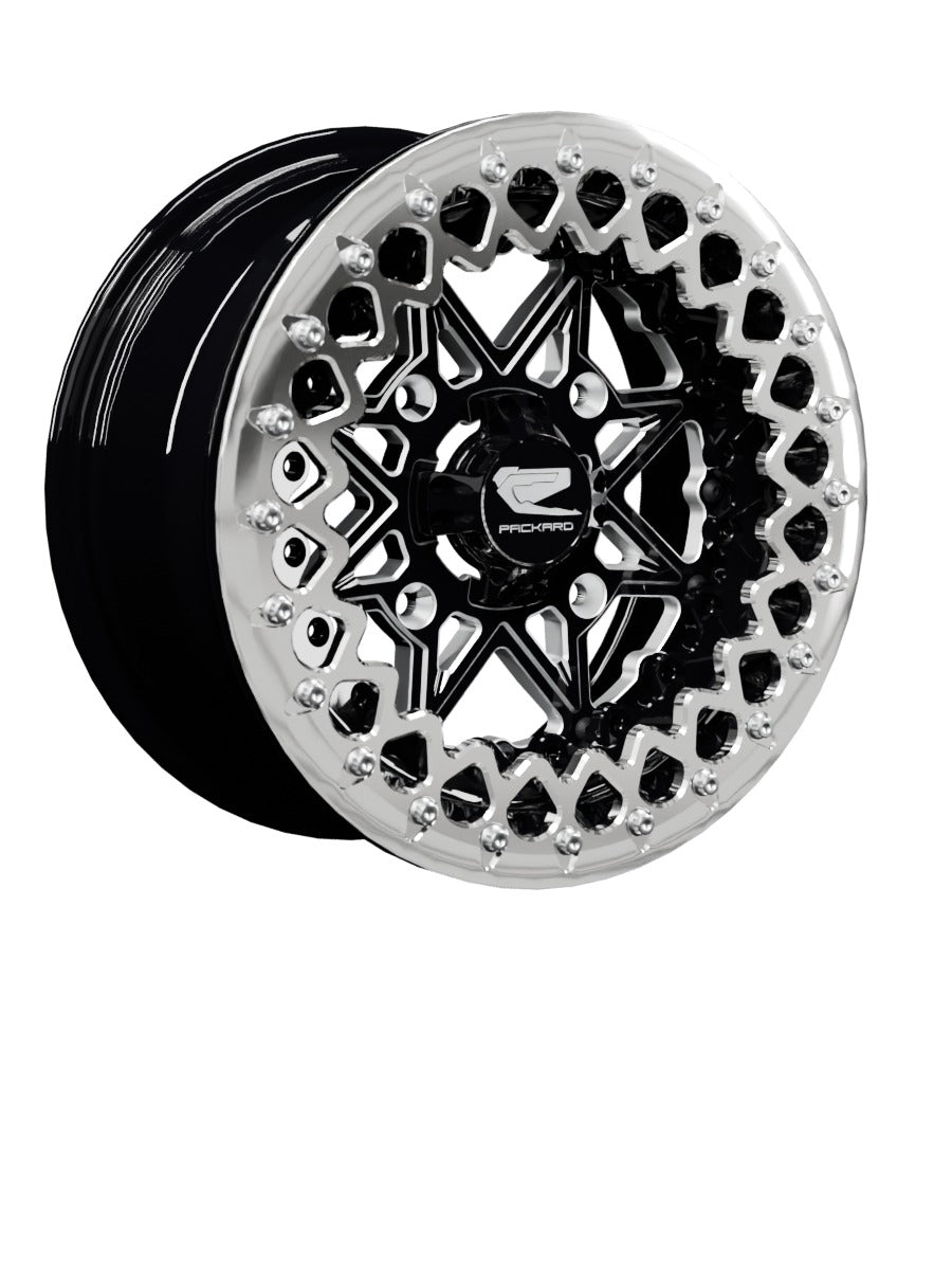 V2 Super Star - FF Forged Beadlock - Gloss Black - 15x7 | 4x156 / Polished V.2