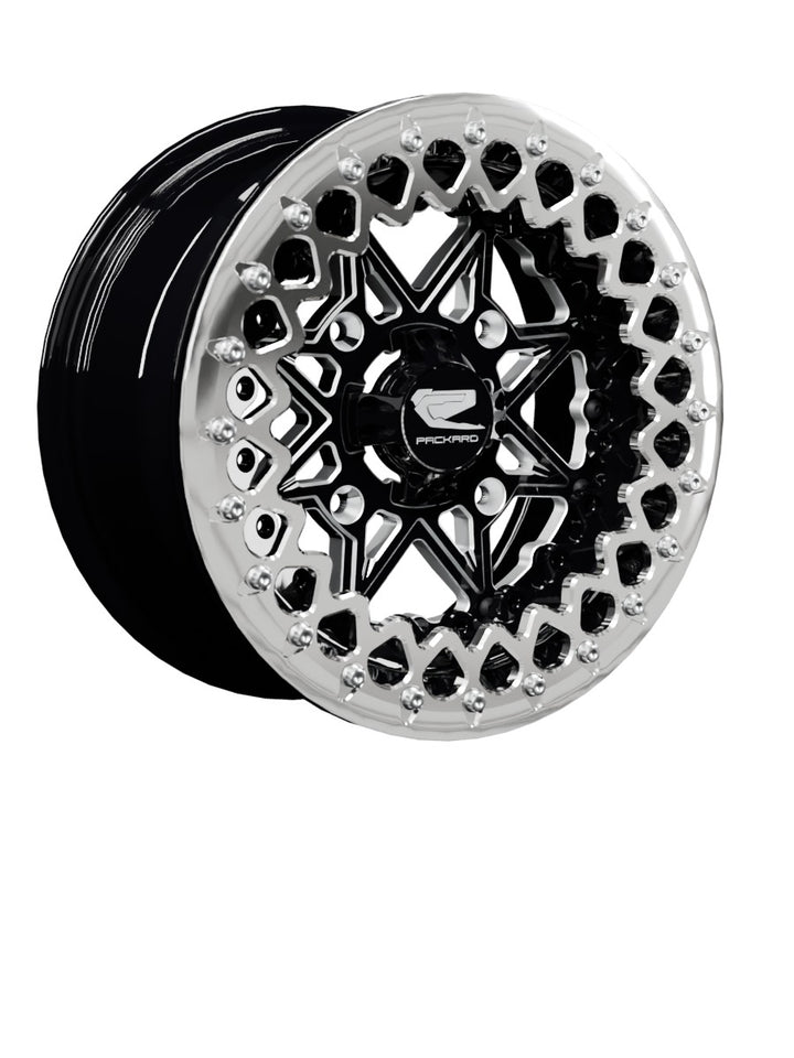 V2 Super Star - FF Forged Beadlock - Gloss Black - 15x7 | 4x156 / Polished V.2