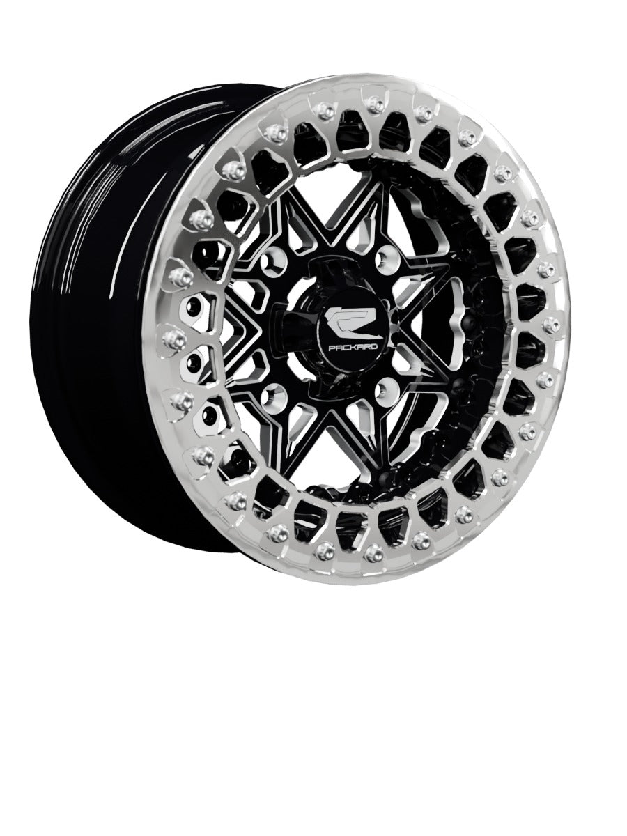 V2 Super Star - FF Forged Beadlock - Gloss Black - 15x7 | 4x156 / Polished V.3