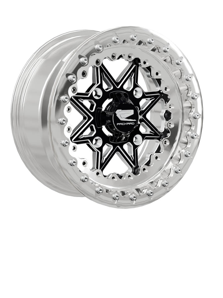 V2 Super Star - FF Forged Polished Beadlock - Gloss Black - 15x7 | 4x156 / Polished V.1