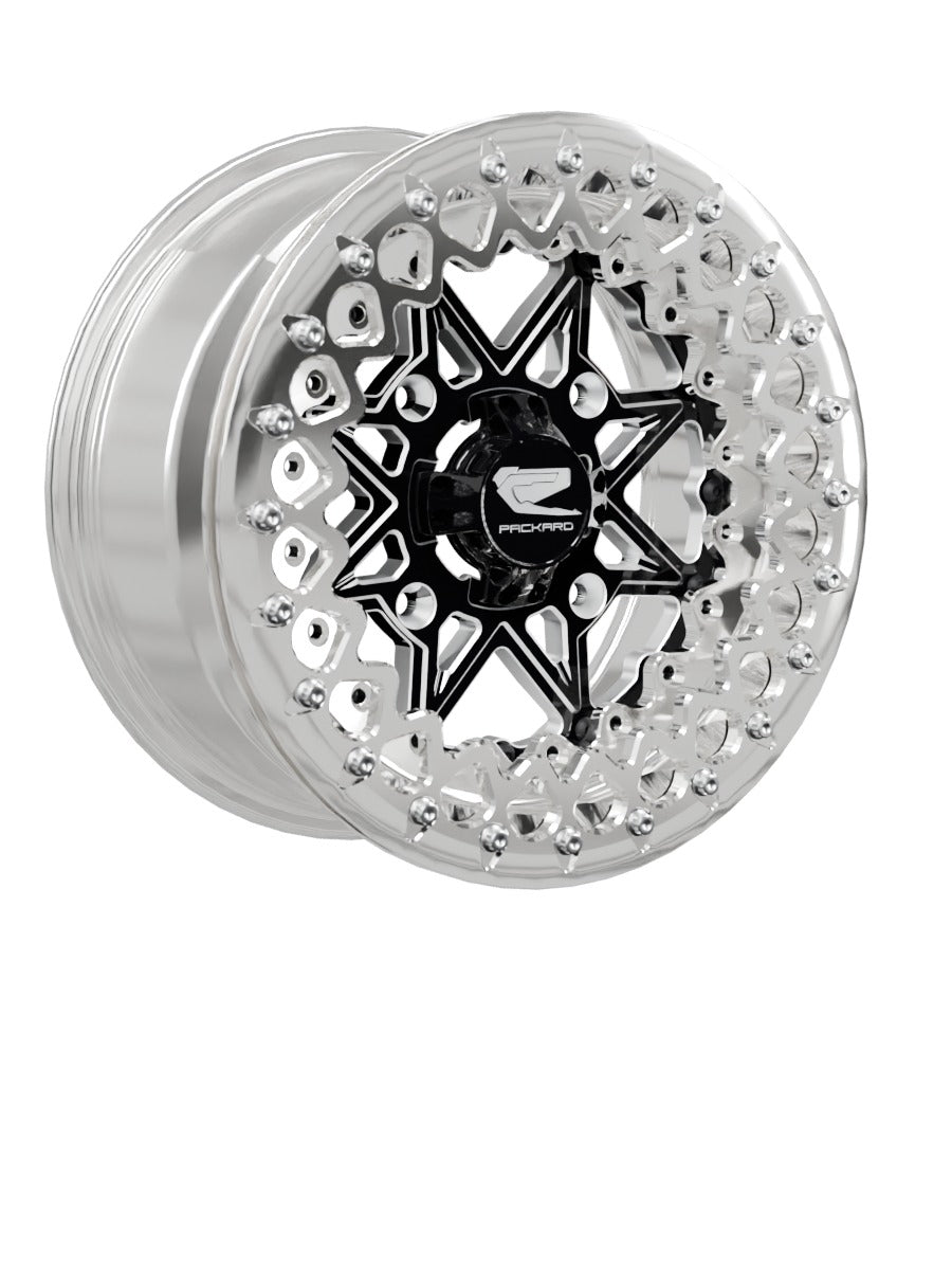 V2 Super Star - FF Forged Polished Beadlock - Gloss Black - 15x7 | 4x156 / Polished V.2