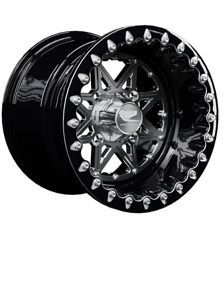 V2 Super Star - FF Forged Beadlock - Silver - 15x11 | 4x136 / Contrast Machined V.1 / Yes