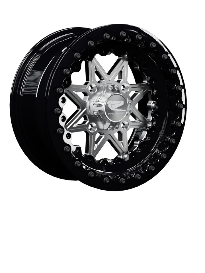 V2 Super Star - FF Forged Beadlock - Silver - 15x7 | 4x136 / Gloss Black V.1 / No