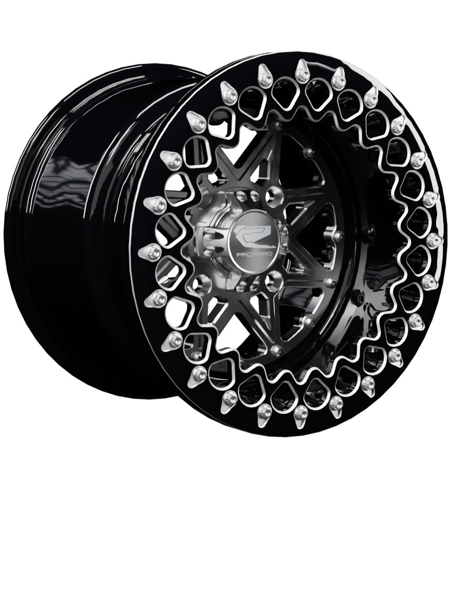 V2 Super Star - FF Forged Beadlock - Silver - 15x11 | 4x136 / Contrast Machined V.2 / No