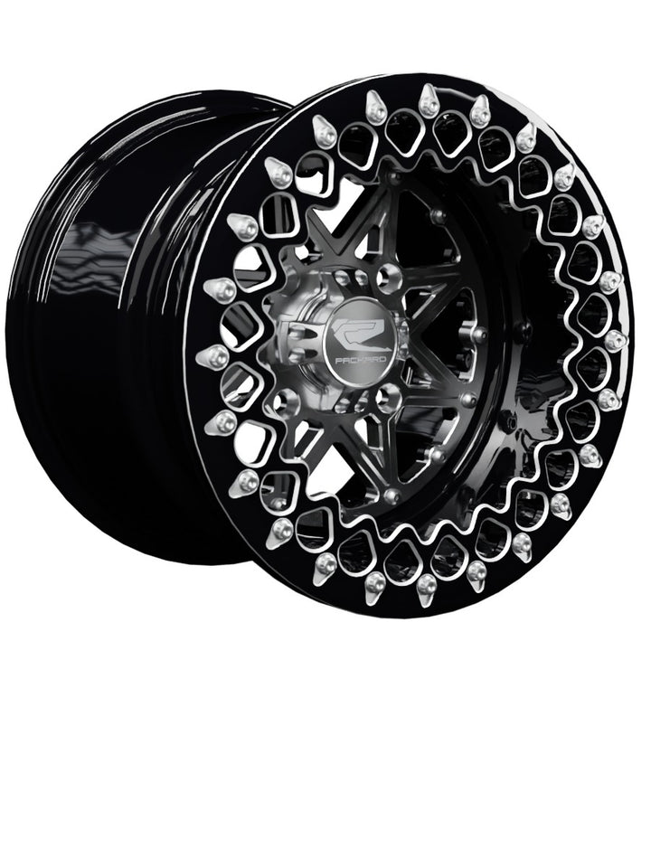 V2 Super Star - FF Forged Beadlock - Silver - 15x11 | 4x136 / Contrast Machined V.2 / No
