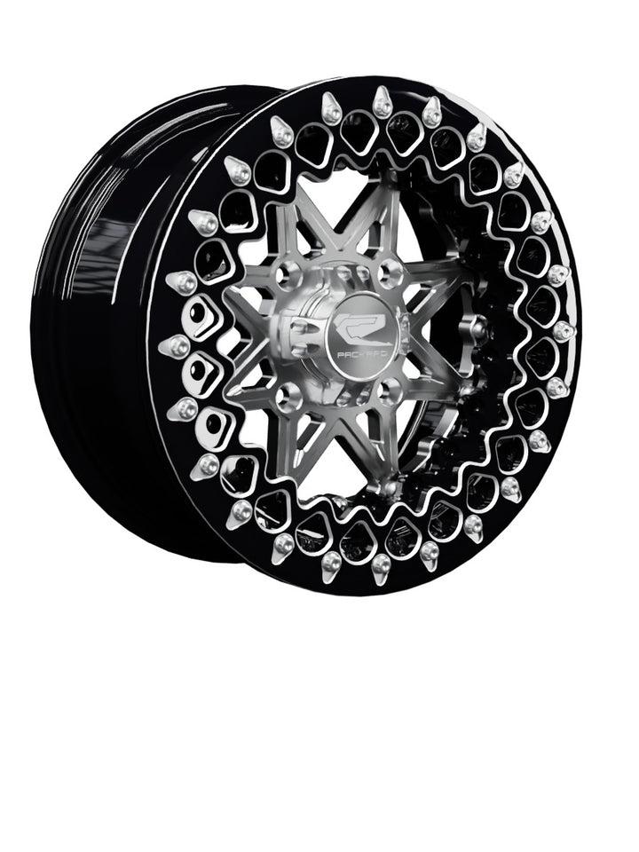 V2 Super Star - FF Forged Beadlock - Silver - 15x7 | 4x136 / Contrast Machined V.2 / No