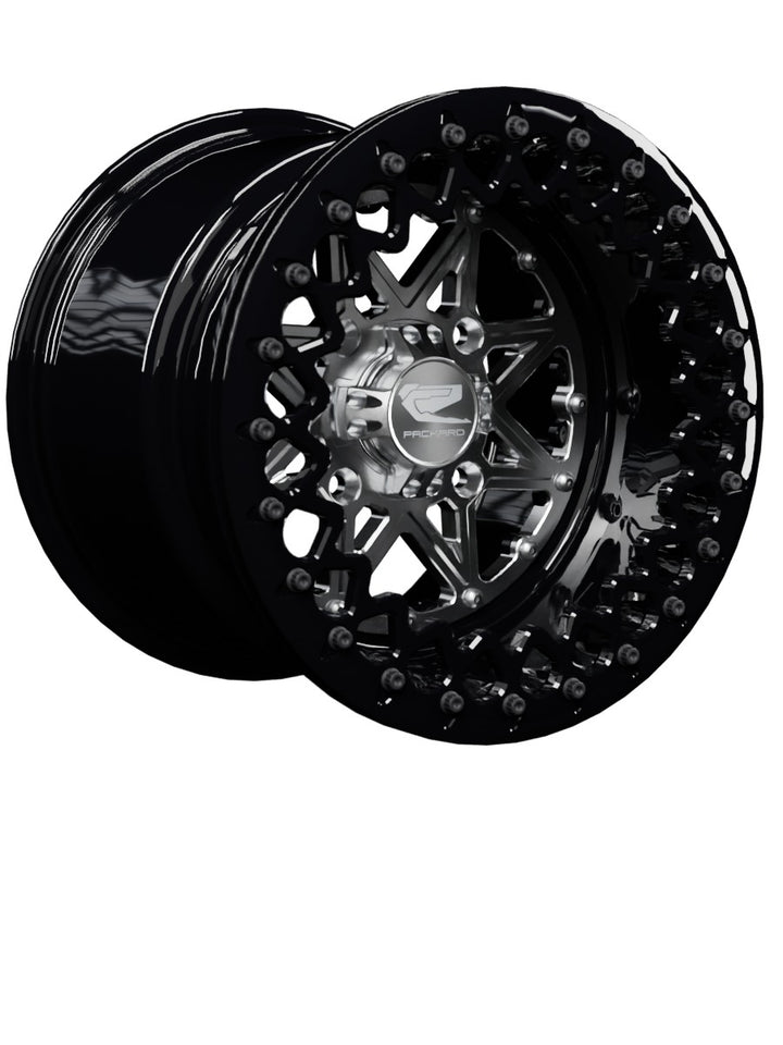V2 Super Star - FF Forged Beadlock - Silver - 15x11 | 4x136 / Gloss Black V.2 / No