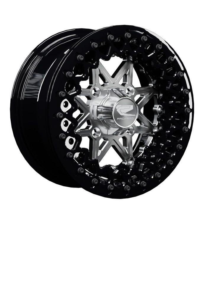 V2 Super Star - FF Forged Beadlock - Silver - 15x7 | 4x136 / Gloss Black V.2 / Yes