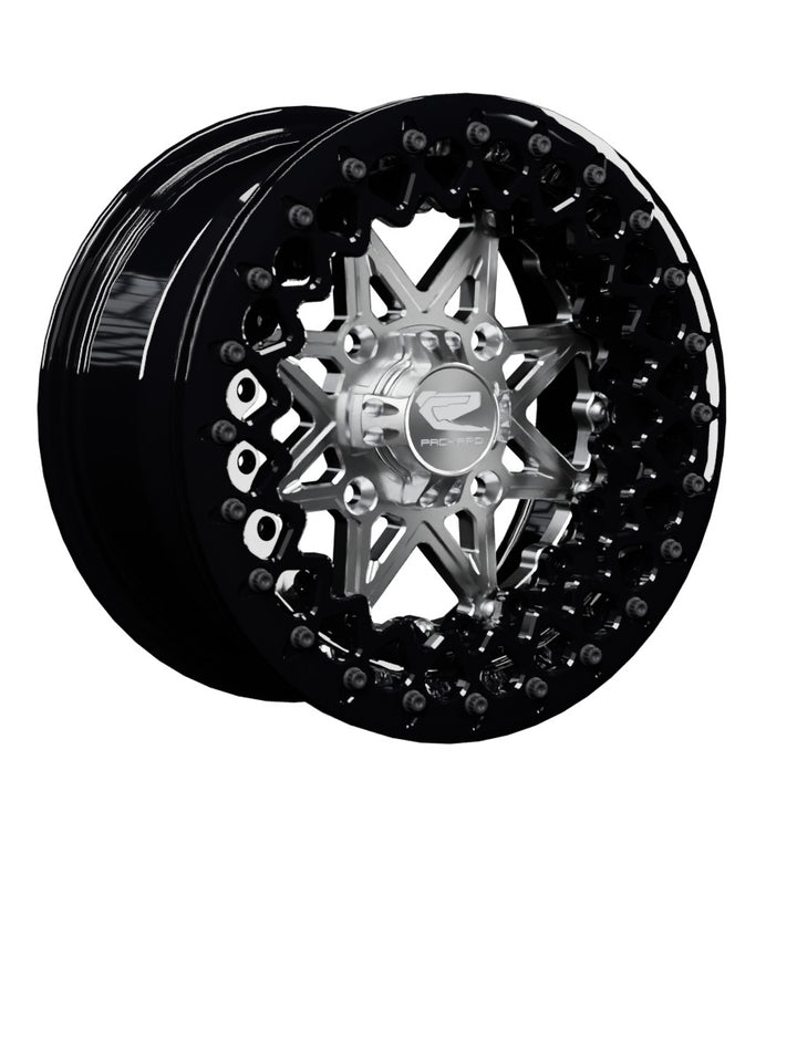 V2 Super Star - FF Forged Beadlock - Silver - 15x7 | 4x136 / Gloss Black V.2 / No