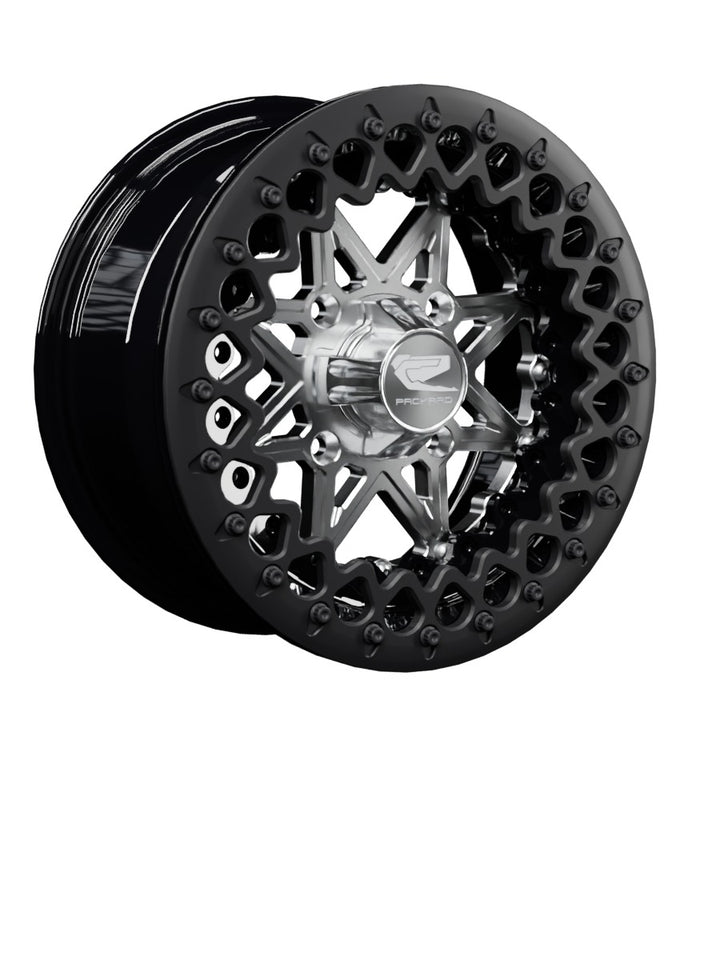 V2 Super Star - FF Forged Beadlock - Silver - 15x7 | 4x136 / Satin Black V.2 / Yes