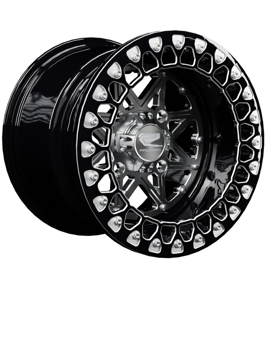 V2 Super Star - FF Forged Beadlock - Silver - 15x11 | 4x136 / Contrast Machined V.3 / No