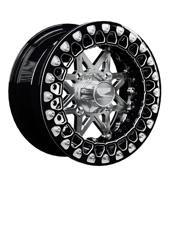 V2 Super Star - FF Forged Beadlock - Silver - 15x7 | 4x136 / Contrast Machined V.3 / Yes