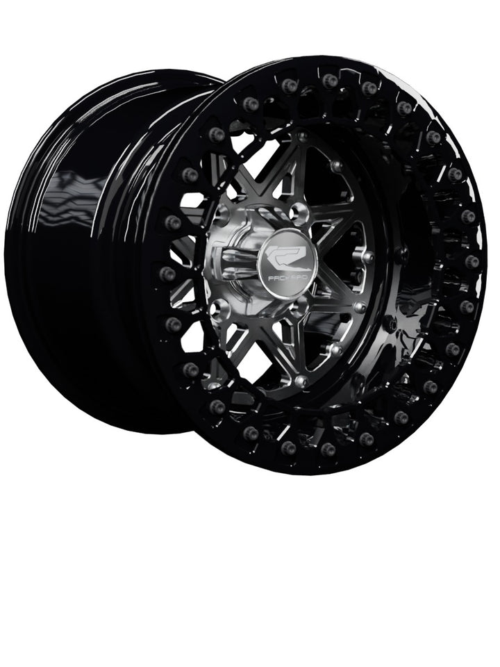 V2 Super Star - FF Forged Beadlock - Silver - 15x11 | 4x136 / Gloss Black V.3 / Yes