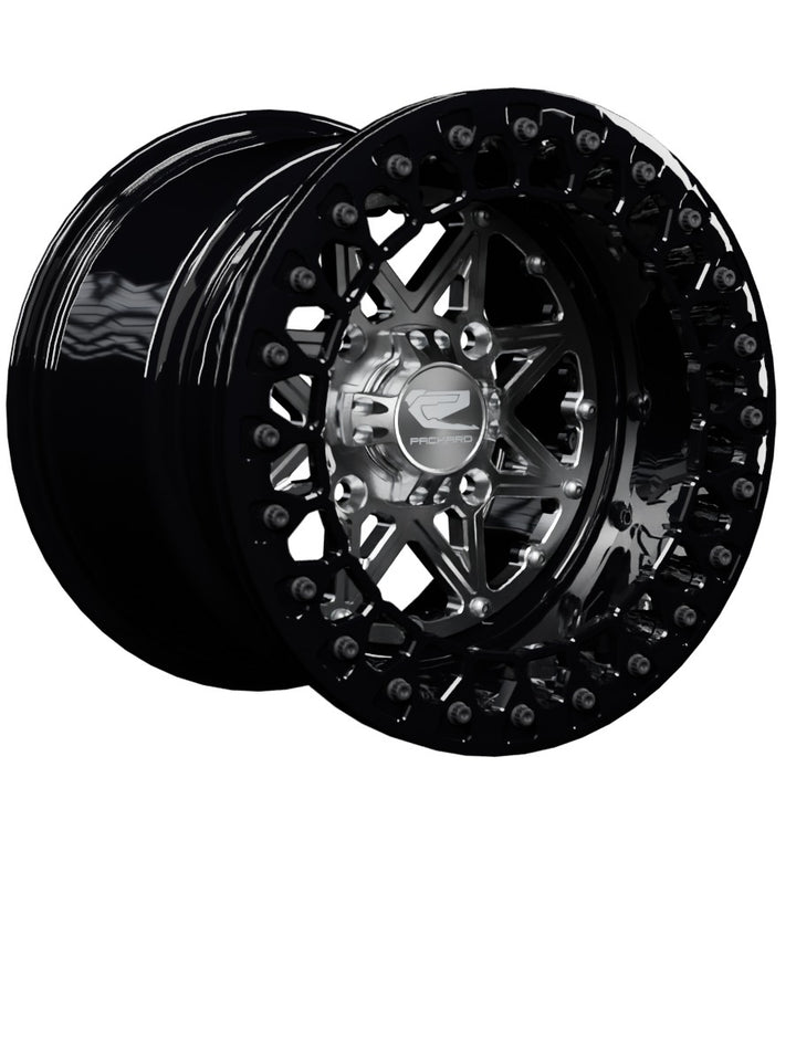 V2 Super Star - FF Forged Beadlock - Silver - 15x11 | 4x136 / Gloss Black V.3 / No