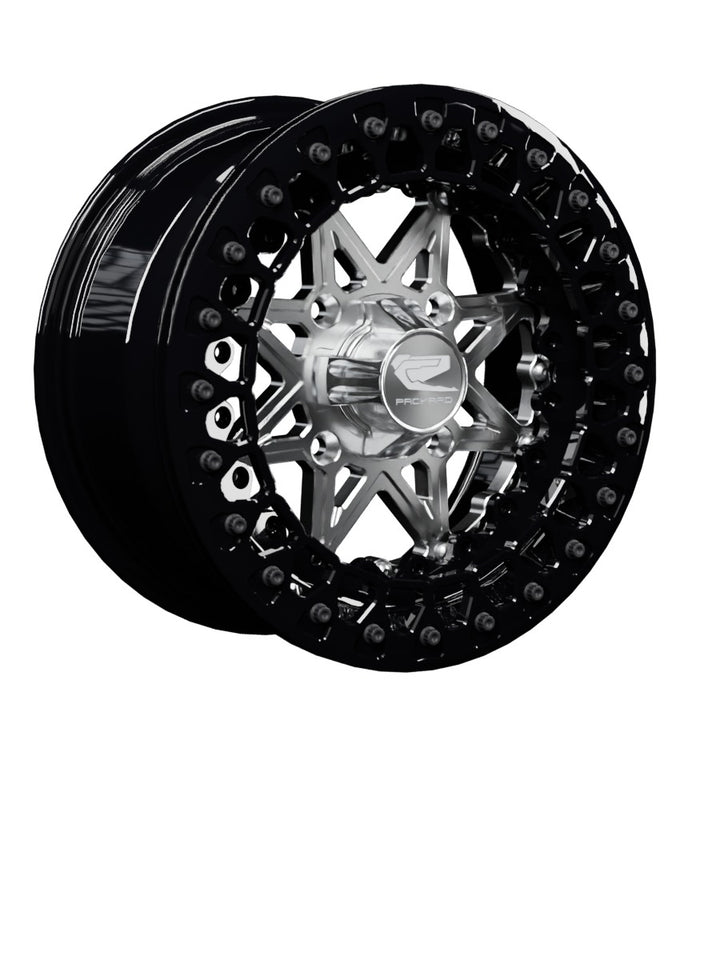 V2 Super Star - FF Forged Beadlock - Silver - 15x7 | 4x136 / Gloss Black V.3 / Yes