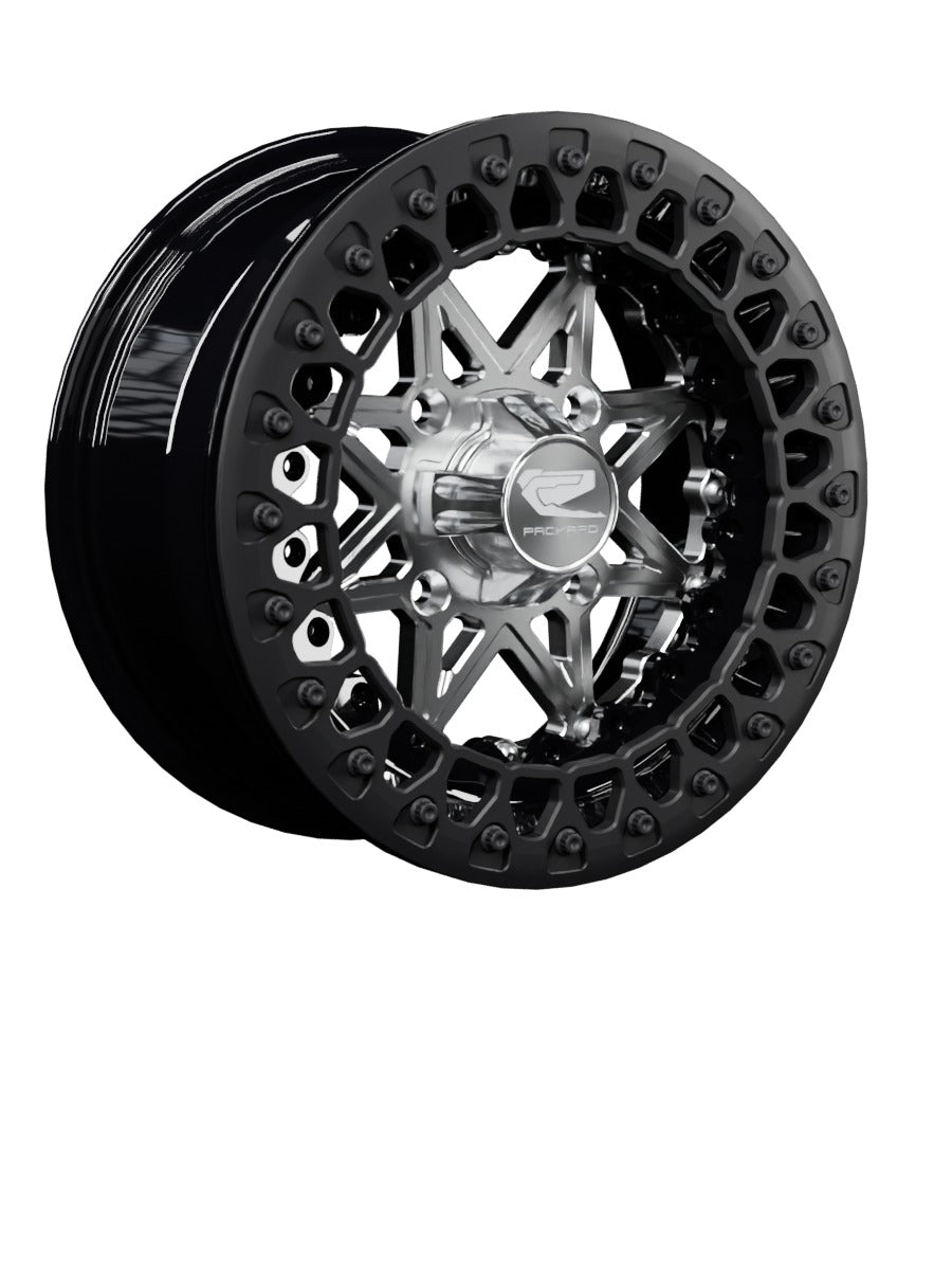 V2 Super Star - FF Forged Beadlock - Silver - 15x7 | 4x136 / Satin Black V.3 / Yes