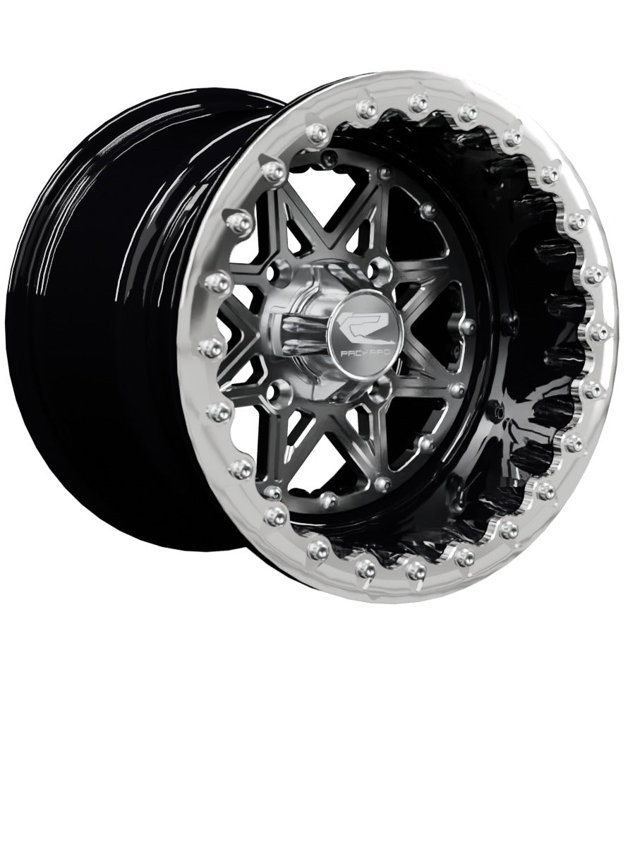 V2 Super Star - FF Forged Beadlock - Silver - 15x11 | 4x136 / Polished V.1 / Yes