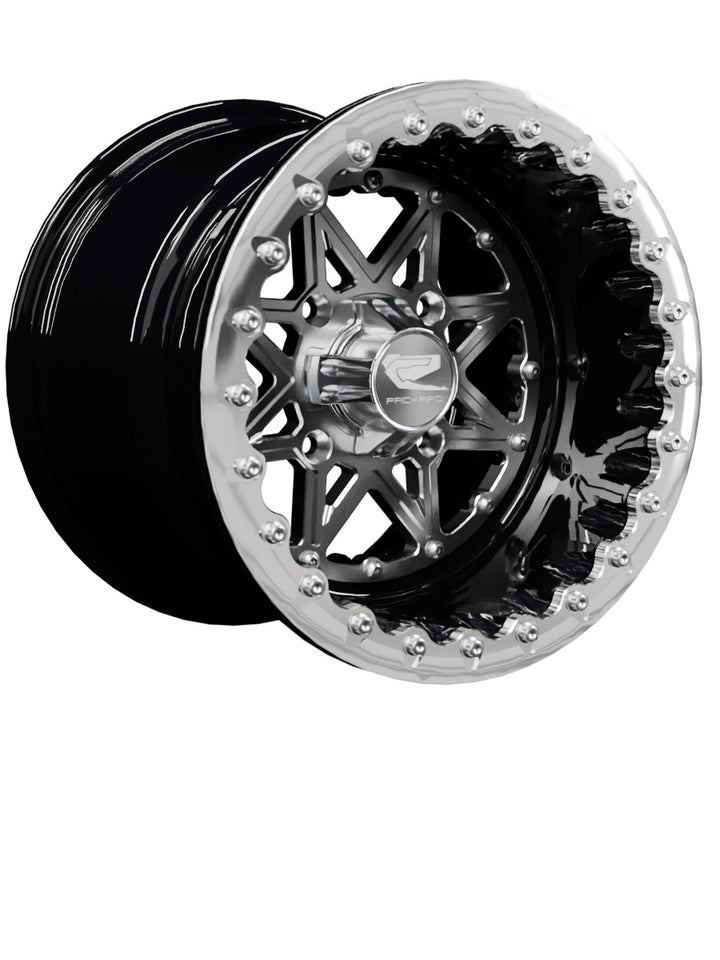 V2 Super Star - FF Forged Beadlock - Silver - 15x11 | 4x136 / Polished V.1 / Yes
