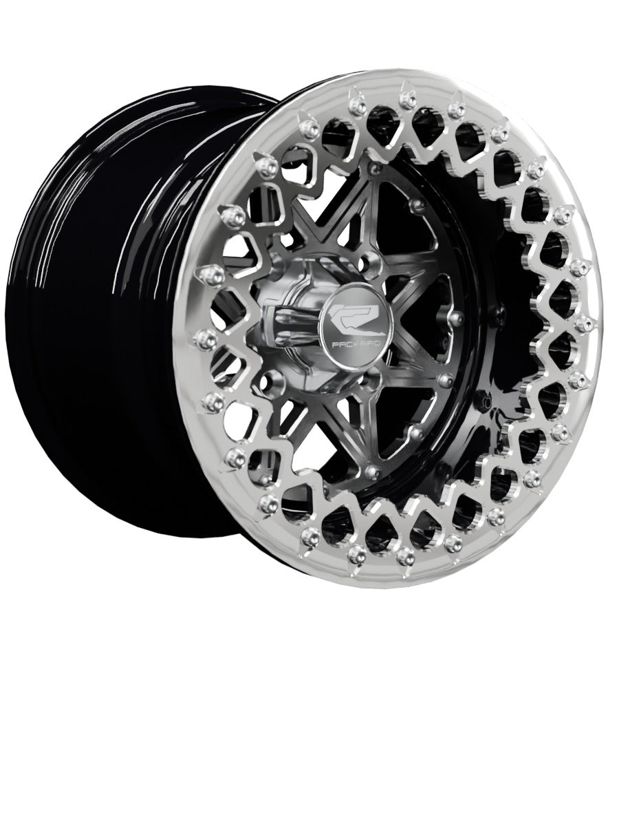 V2 Super Star - FF Forged Beadlock - Silver - 15x11 | 4x136 / Polished V.2 / Yes
