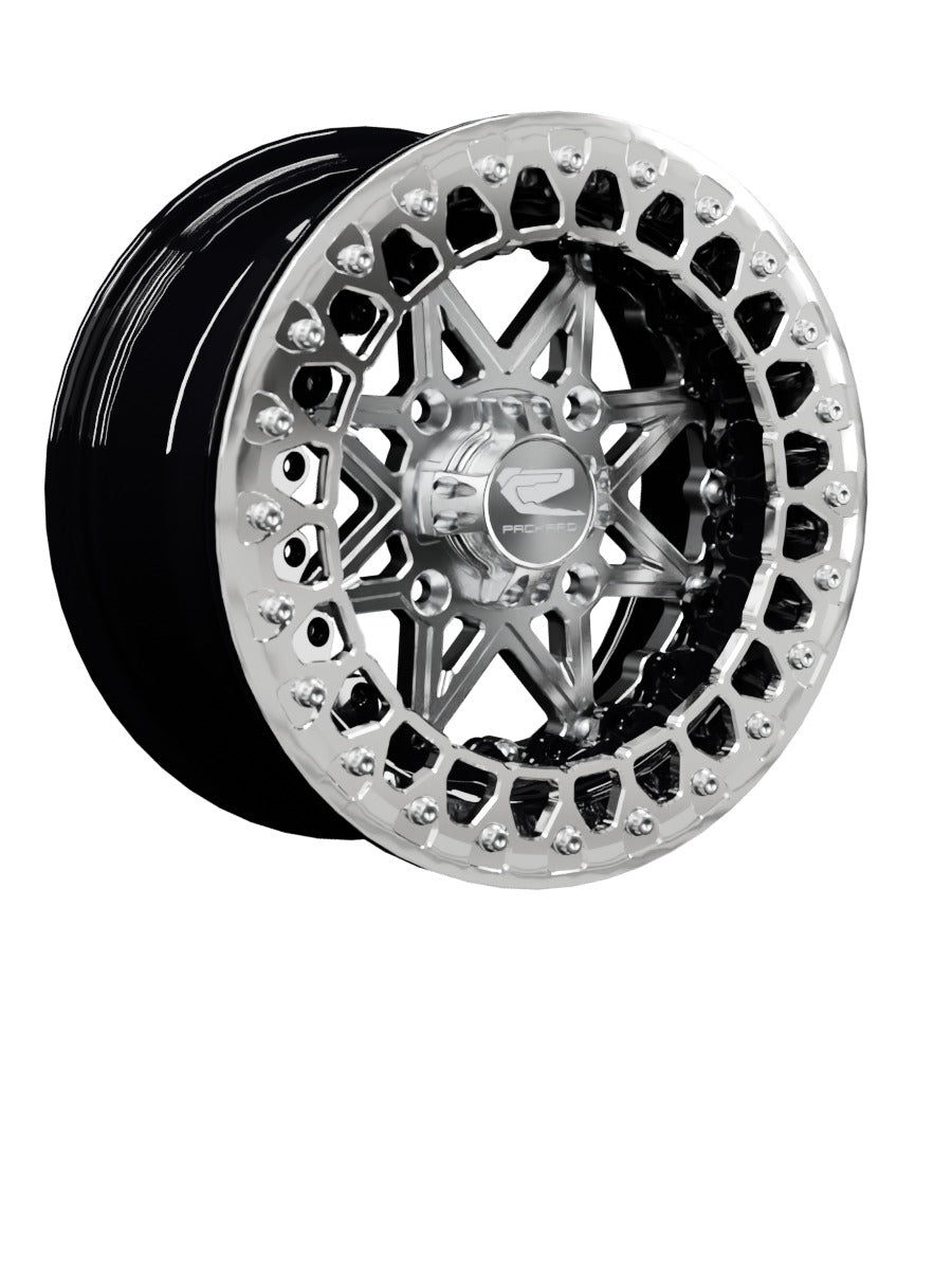 V2 Super Star - FF Forged Beadlock - Silver - 15x7 | 4x136 / Polished V.3 / No