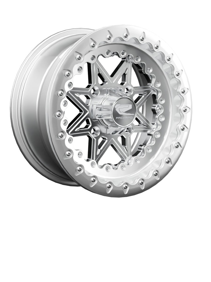 V2 - FF Forged Polished Beadlock - Silver - 15x7 | 4x136 / Polished V.1 / Spinner cap