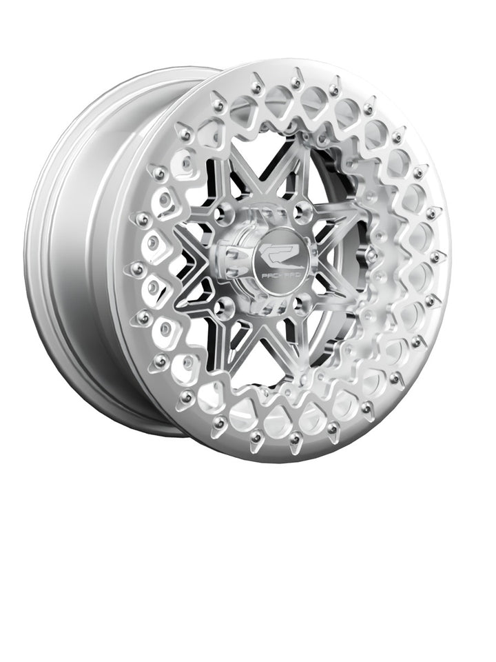 V2 - FF Forged Polished Beadlock - Silver - 15x7 | 4x136 / Polished V.2