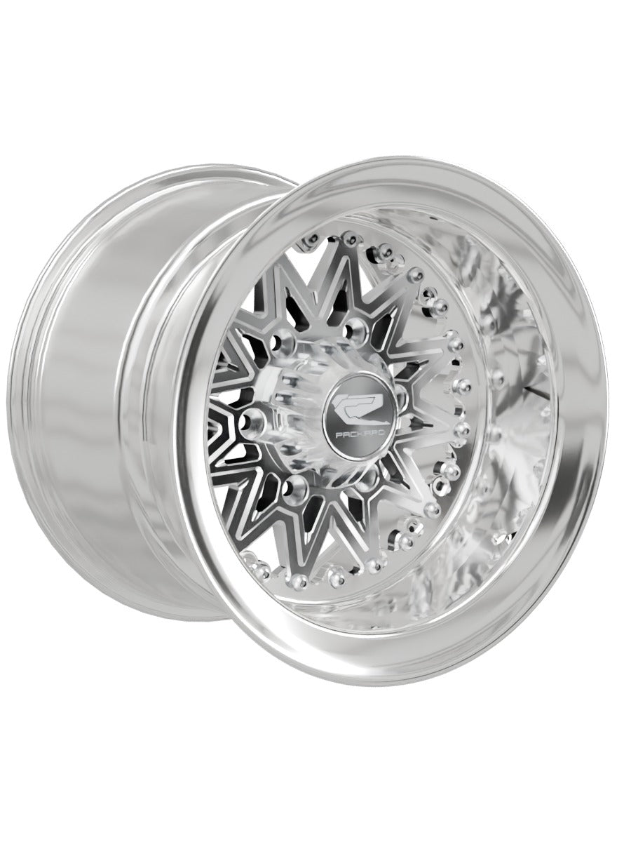 V2 Super Star - FF Forged Polished Silver Maverick R 6x139.7