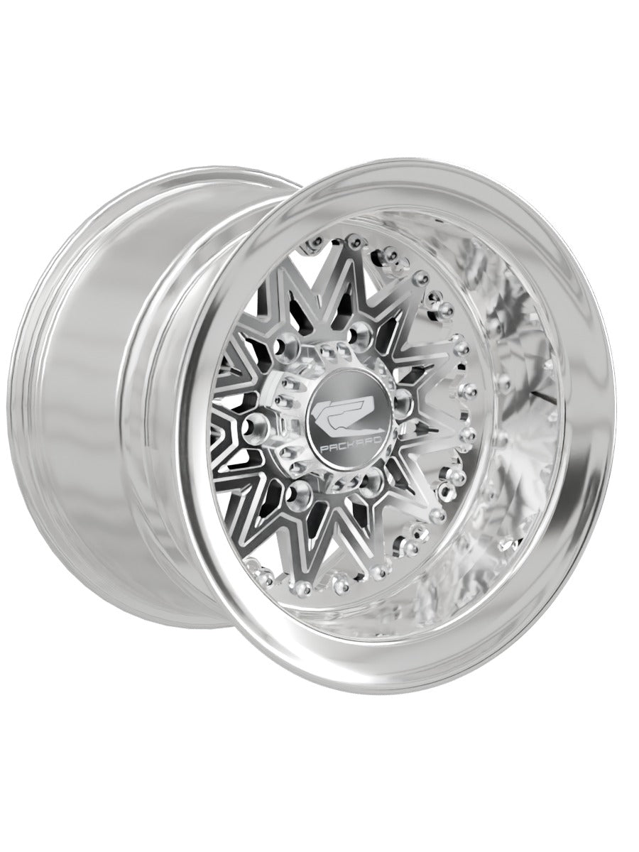 V2 Super Star - FF Forged Polished Silver Maverick R 6x139.7