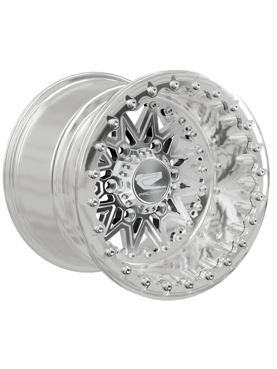 V2 Super Star - FF Forged Polished Beadlock - Silver Maverick R 6x139.7