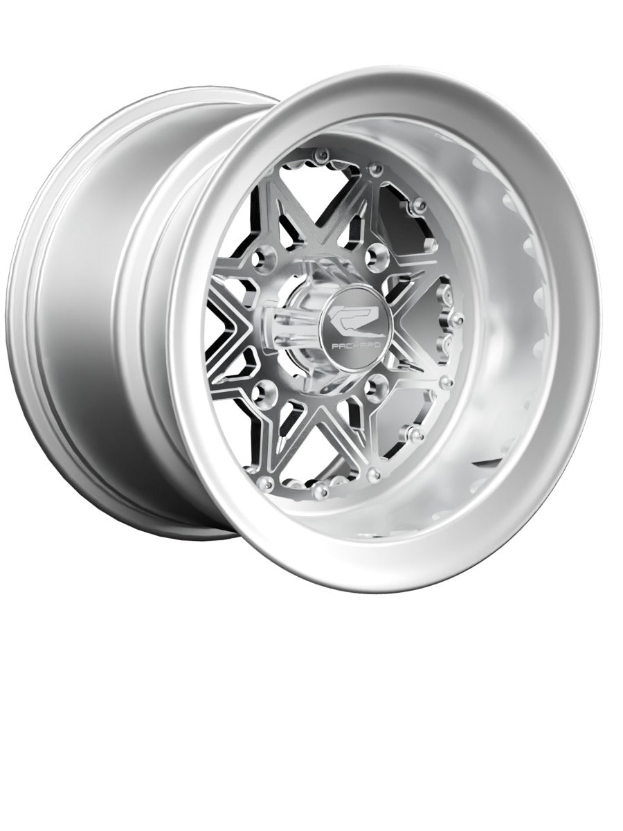 V2 - FF Forged Polished - Silver - 15x11 | 4x156 / Spinner cap