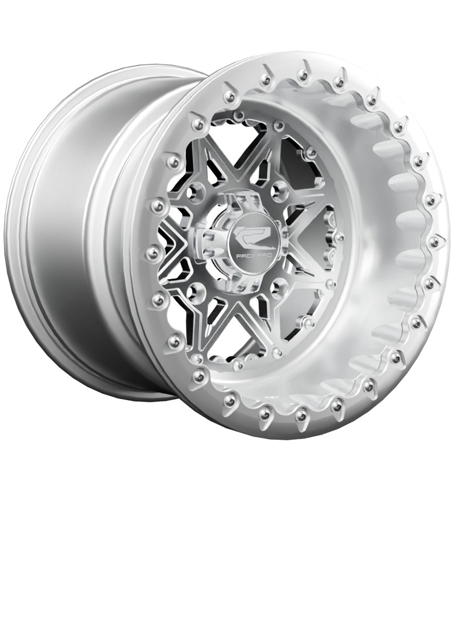 V2 - FF Forged Polished Beadlock - Silver - 15x11 | 4x156 / Polished V.1